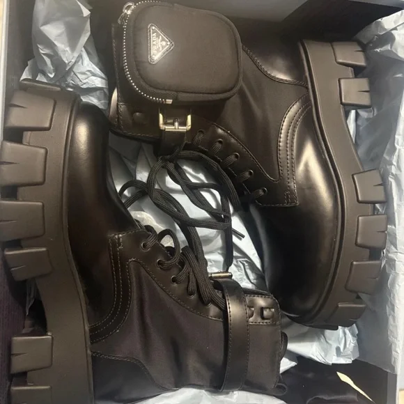 Brand new never worn Prada Monolyth boots - Picture 2 of 3